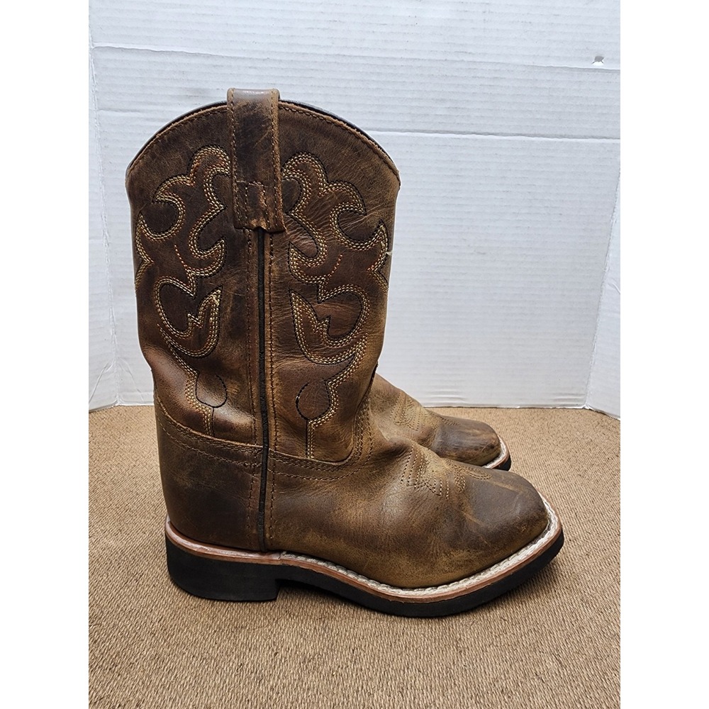 Smoky Mountain Toddler Boys' Pueblo Western Boots  Square Toe Sz 13